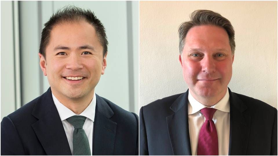 Howie Li, Head of ETFs and Anders Arjes, Head of Nordics at LGIM. | Photo: LGIM PR.