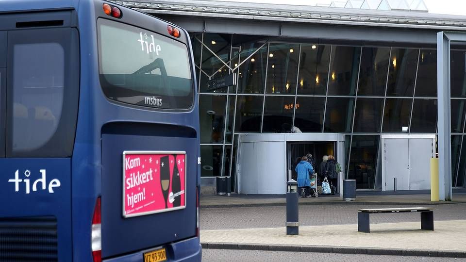 I dag udgør busser den kollektive transport til og fra Billund Lufthavn. | Foto: Finn Frandsen/Politiken/Ritzau Scanpix