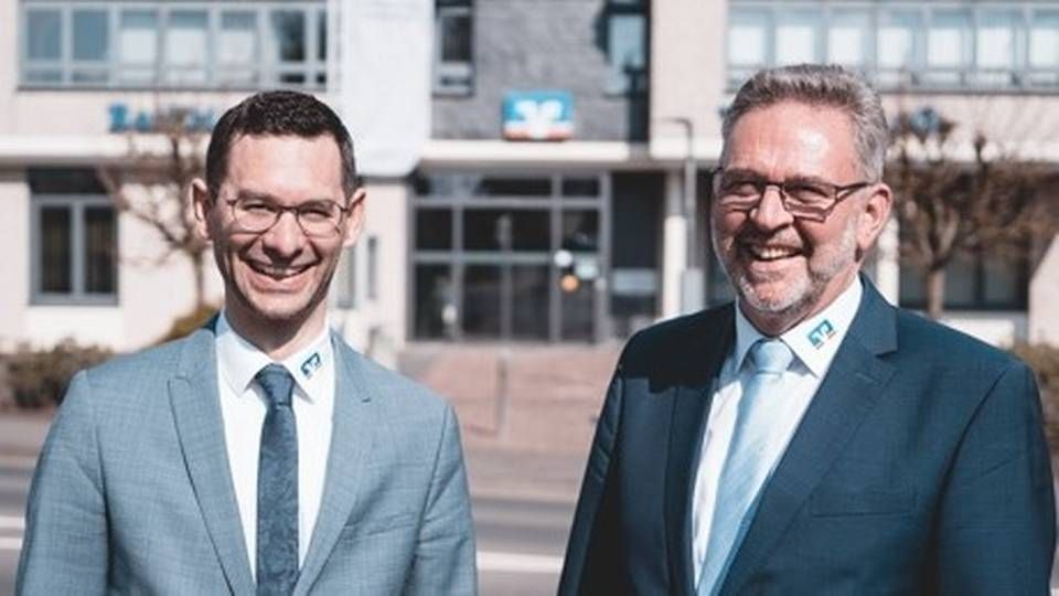 Mark Heinisch (links) und Klaus Peters | Foto: Raiffeisenbank Westeifel