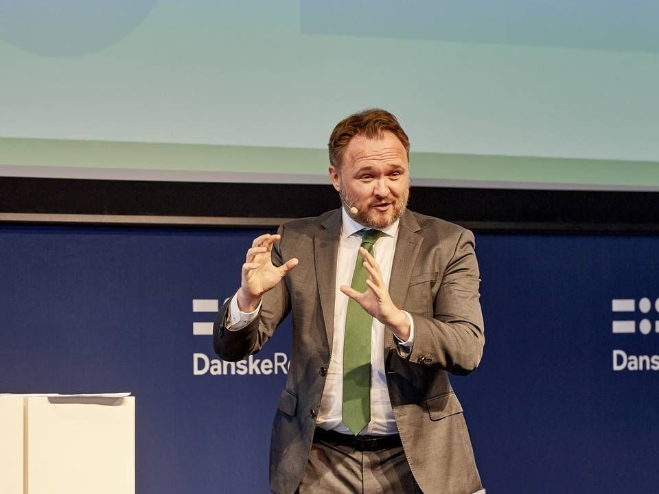 Klimaminister talte om CO2-afgift i skibsfarten på Danske Rederieres årsmøde. | Foto: PR-foto Danske Rederier