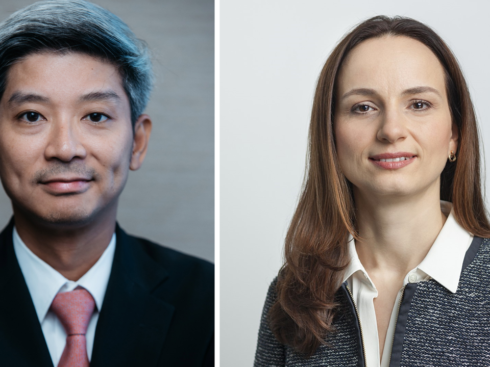 (v.l.) Tuan Huynh und Maria Haindl von der IPB der Deutschen Bank | Foto: Deutsche Bank