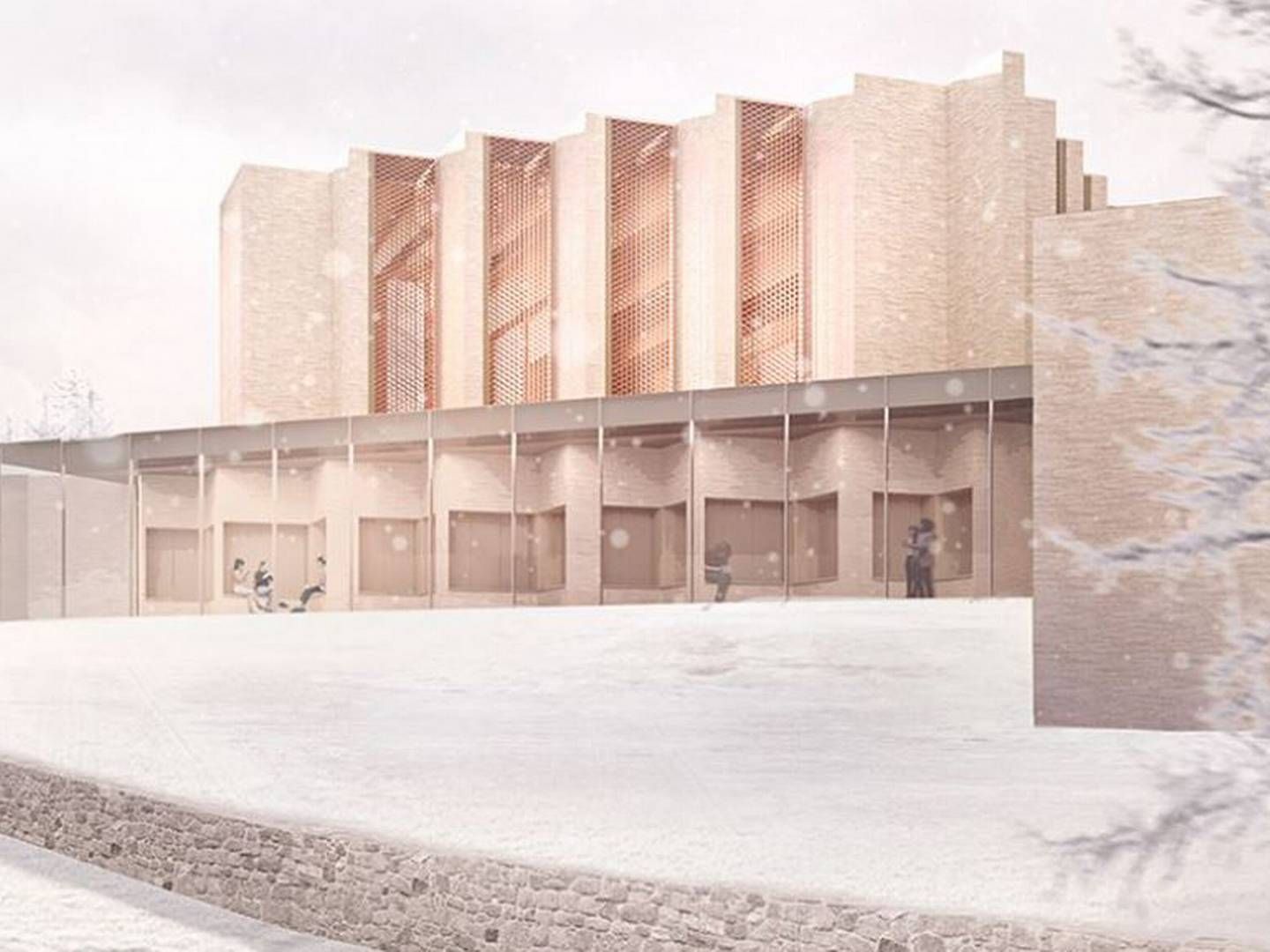 Højvangen Kirke får ifølge juryen "en god balance mellem det store fællesskab og det private." | Foto: Henning Larsen Architects