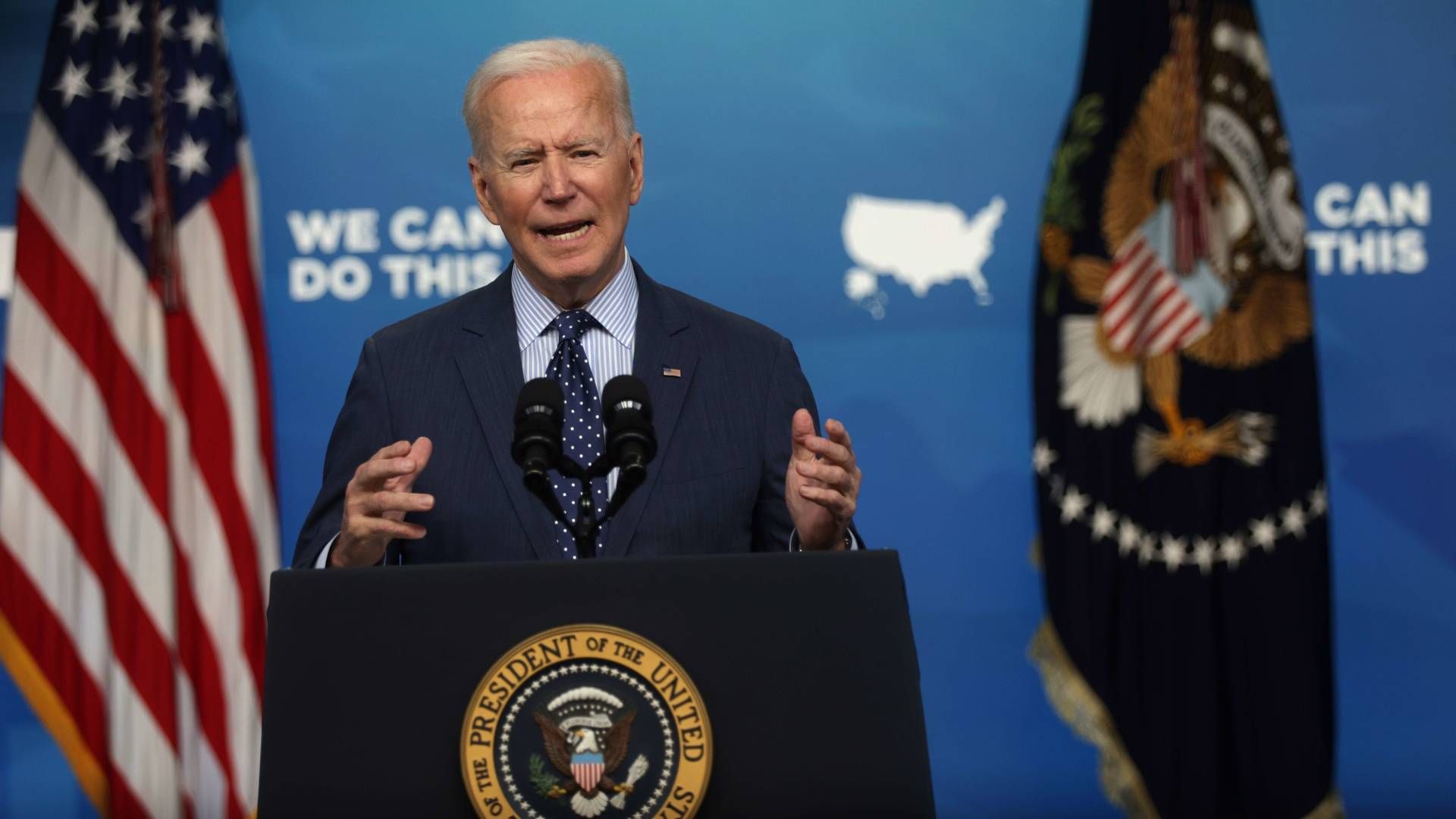 Joe Biden forventer ikke politiske aftaler retur for donationen af vacciner. | Foto: ALEX WONG/AFP / GETTY IMAGES NORTH AMERICA