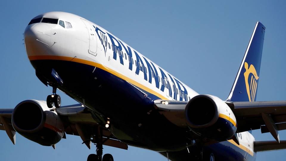 Ryanair var det selskab, der modtog mest støtte fra luftfartspakken. | Foto: Christian Hartmann/Reuters/Ritzau Scanpix