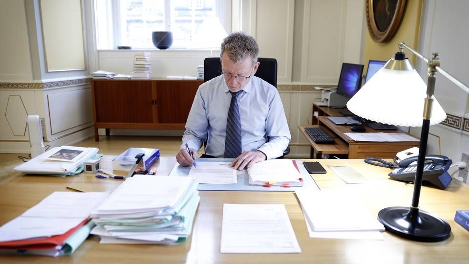 Højesteretspræsident Thomas Rørdam står i spidsen for Rigsretten som formand. | Foto: Jens Dresling
