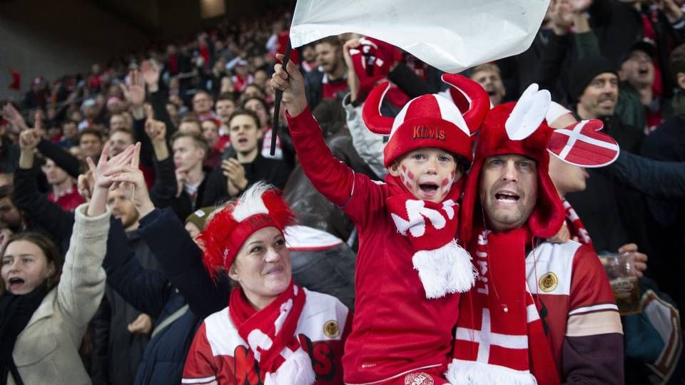 Det er ikke udelukket, at lidt flere danske fans kan komme til at opleve EM-kampene i Parken fra nærmeste hold. (Arkivfoto) | Foto: Liselotte Sabroe/Ritzau Scanpix
