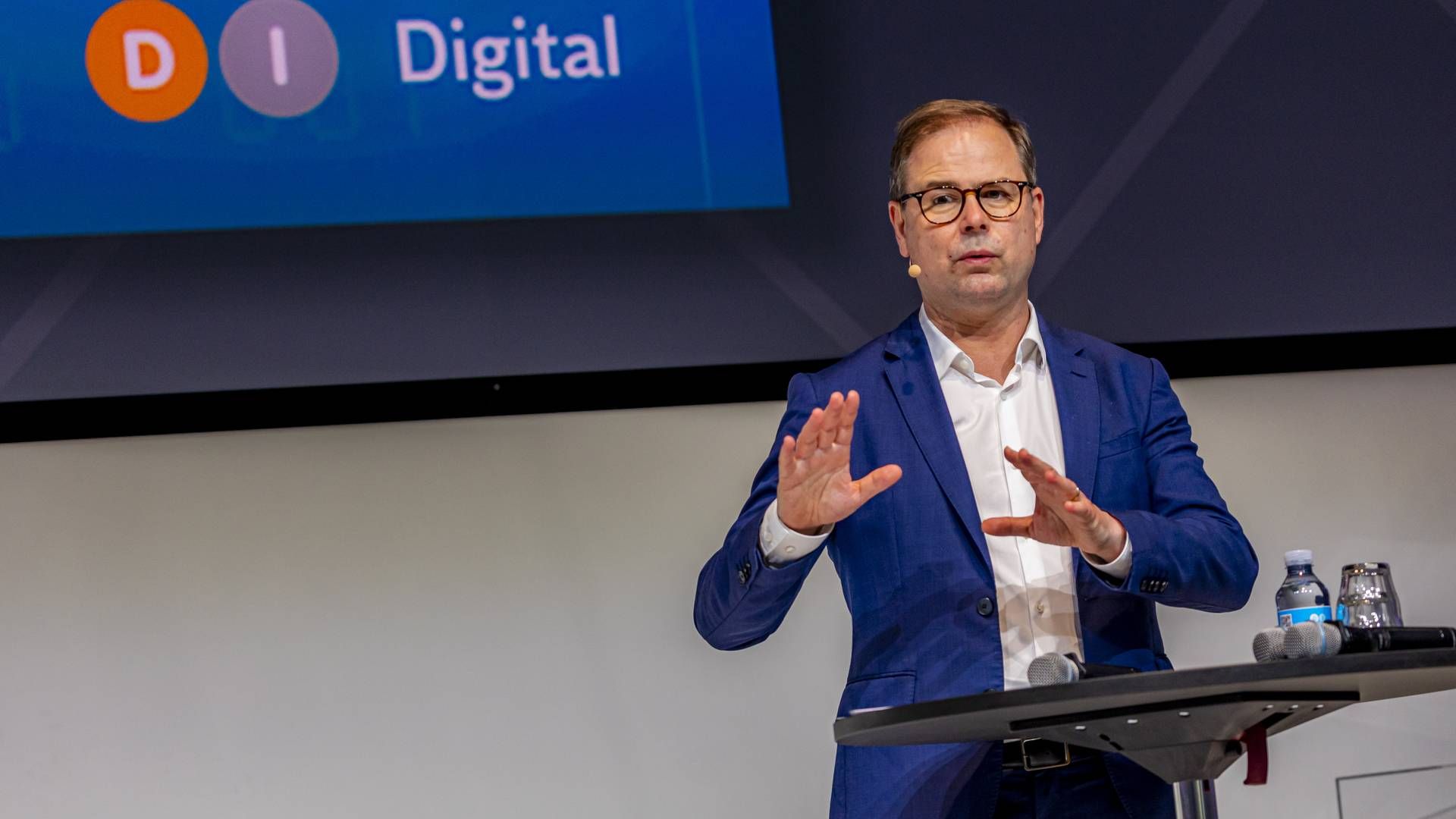 Coronakrisen har vist, hvor vigtig digitaliseringen er, sagde finansminister Nicolai Wammen blandt andet på DI Digitals årsmøde. | Foto: DI