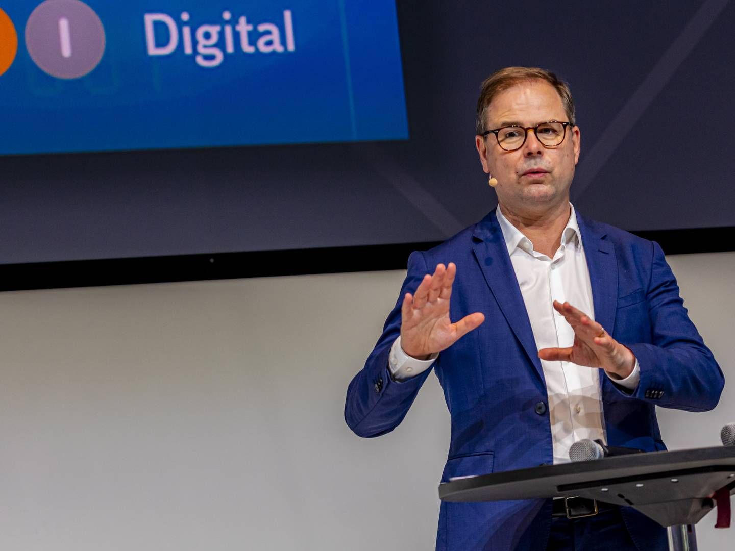 Coronakrisen har vist, hvor vigtig digitaliseringen er, sagde finansminister Nicolai Wammen blandt andet på DI Digitals årsmøde. | Foto: DI