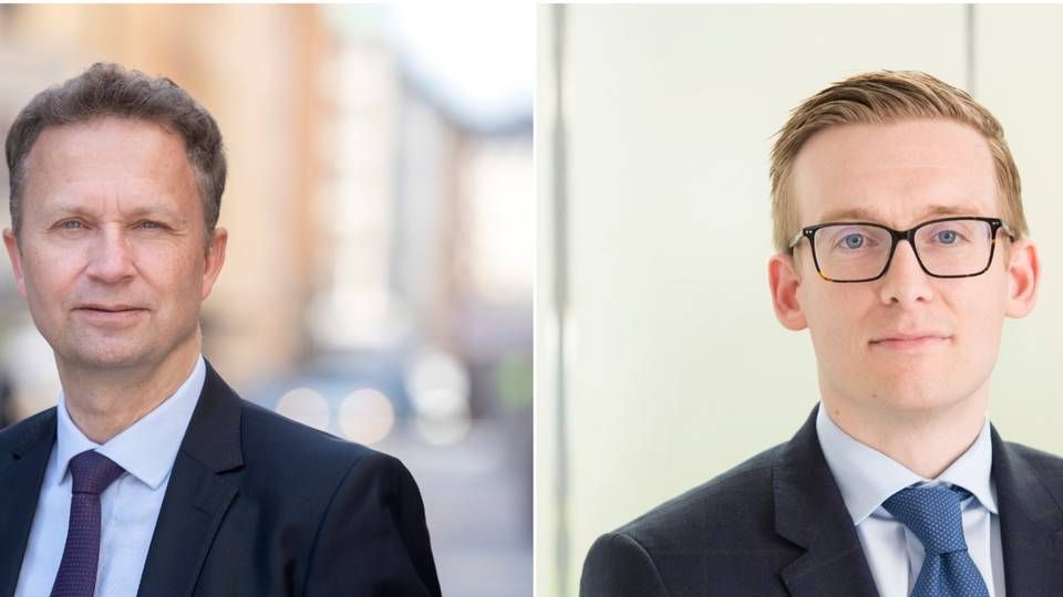 Matti Tammi, Amundi's Head of ETF, Index & Smart Beta in the Nordic region and LGIM, Head of Index Equity and Smart Beta Funds David Barron. | Photo: PR / Amundi & LGIM