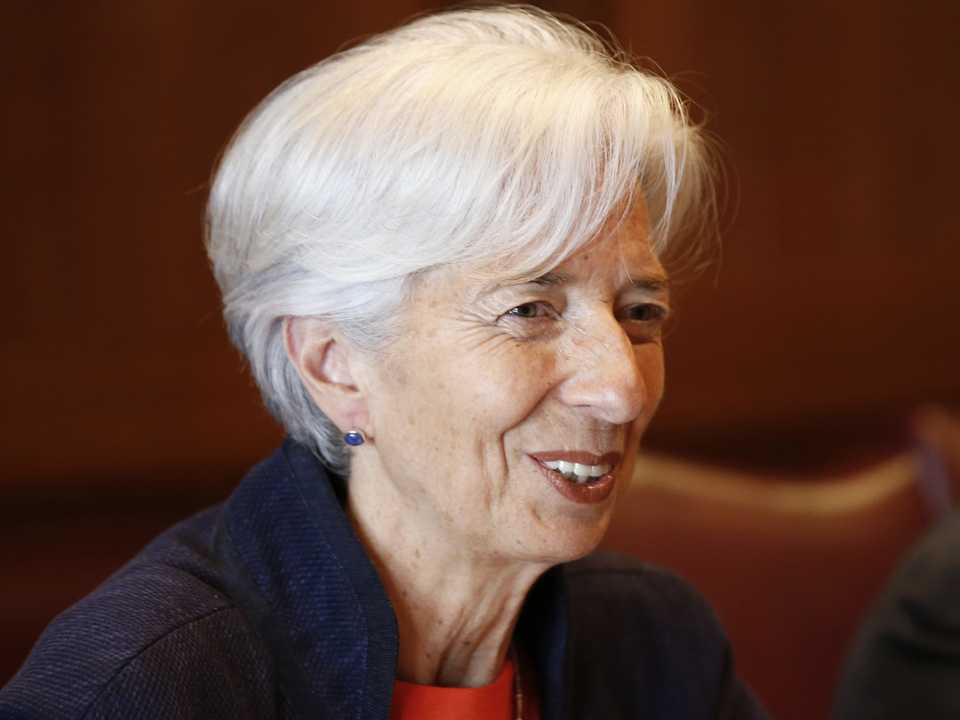 EZB-Präsidentin Christine Lagarde hält eine Debatte über Ende der Krisenhilfen für verfrüht | Foto: picture alliance / AP Images | Alex Brandon