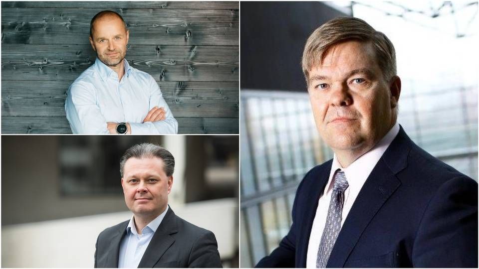 CIOs of Finnish pension companies Reima Rytsölä (top left), Kari Vatanen (bottom left) and Mikko Mursula (right) have not categorically said no to SPACs.