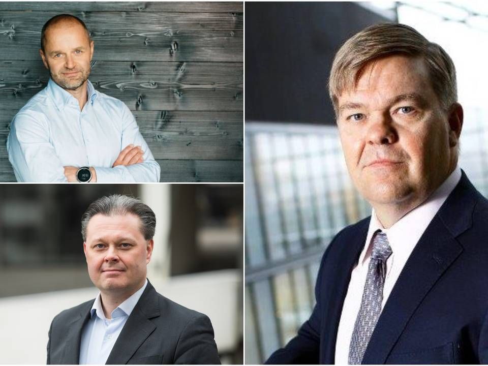 CIOs of Finnish pension companies Reima Rytsölä (top left), Kari Vatanen (bottom left) and Mikko Mursula (right) have not categorically said no to SPACs.
