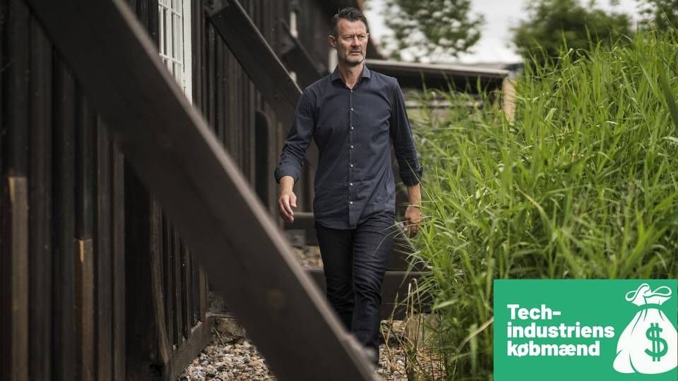 Tommy Andersen er medstifter af Byfounders. I dag er managing partner i venturefonden. | Foto: Stine Bidstrup/ERH (illustration/logo: Jan Bjarke Mindegaard)