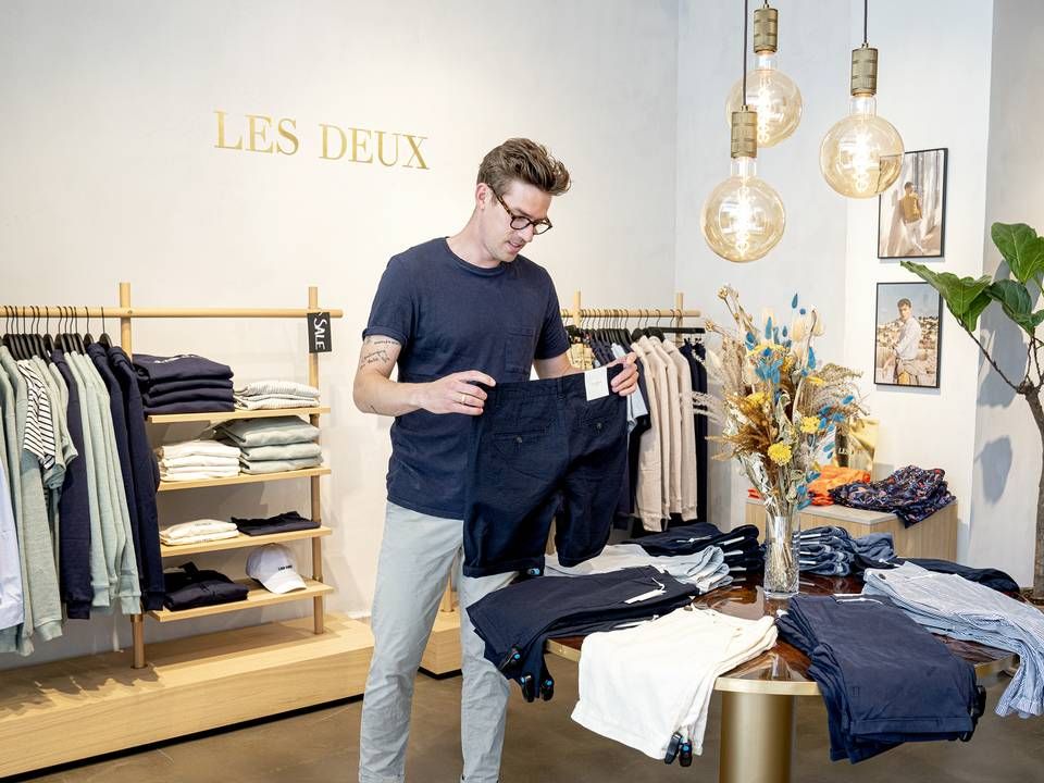 Andreas von der Heide, medstifter og branddirektør i Les Deux, hvis tøj sælges i over 800 butikker i 15 lande. | Foto: Stine Bidstrup/JPA