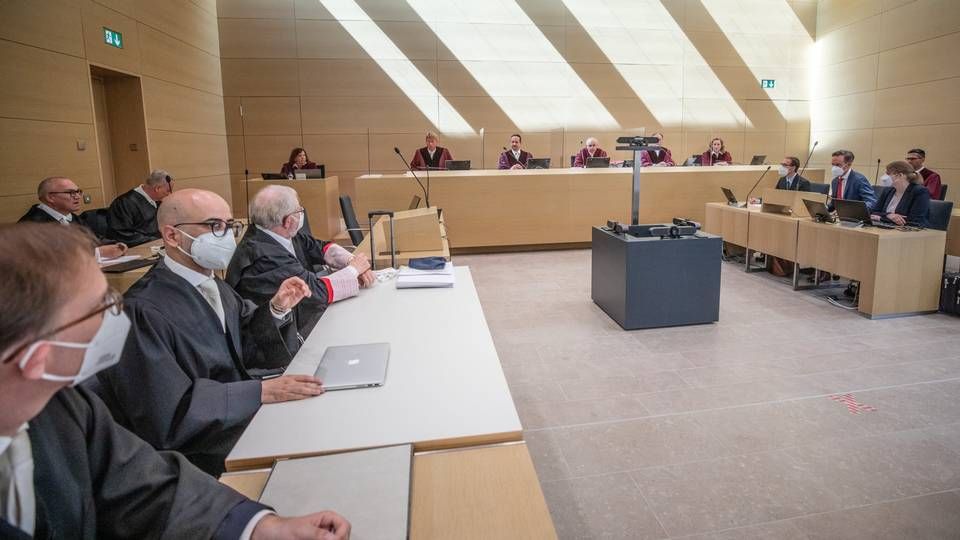 Der 1. Strafsenat des BGH, während der öffentlichen Hauptverhandlung zu 'Cum-Ex'-Deals. | Foto: picture alliance/dpa | Christoph Schmidt