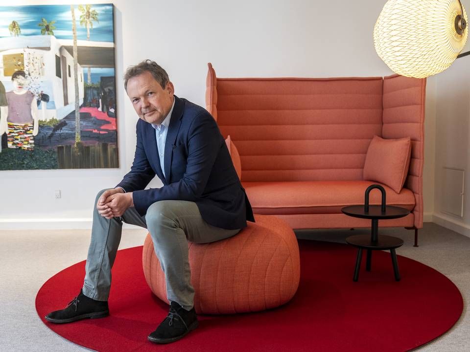 Ulrik Nødgaard, direktør i brancheorganisationen Finans Danmark. | Foto: Stine Bidstrup/ERH
