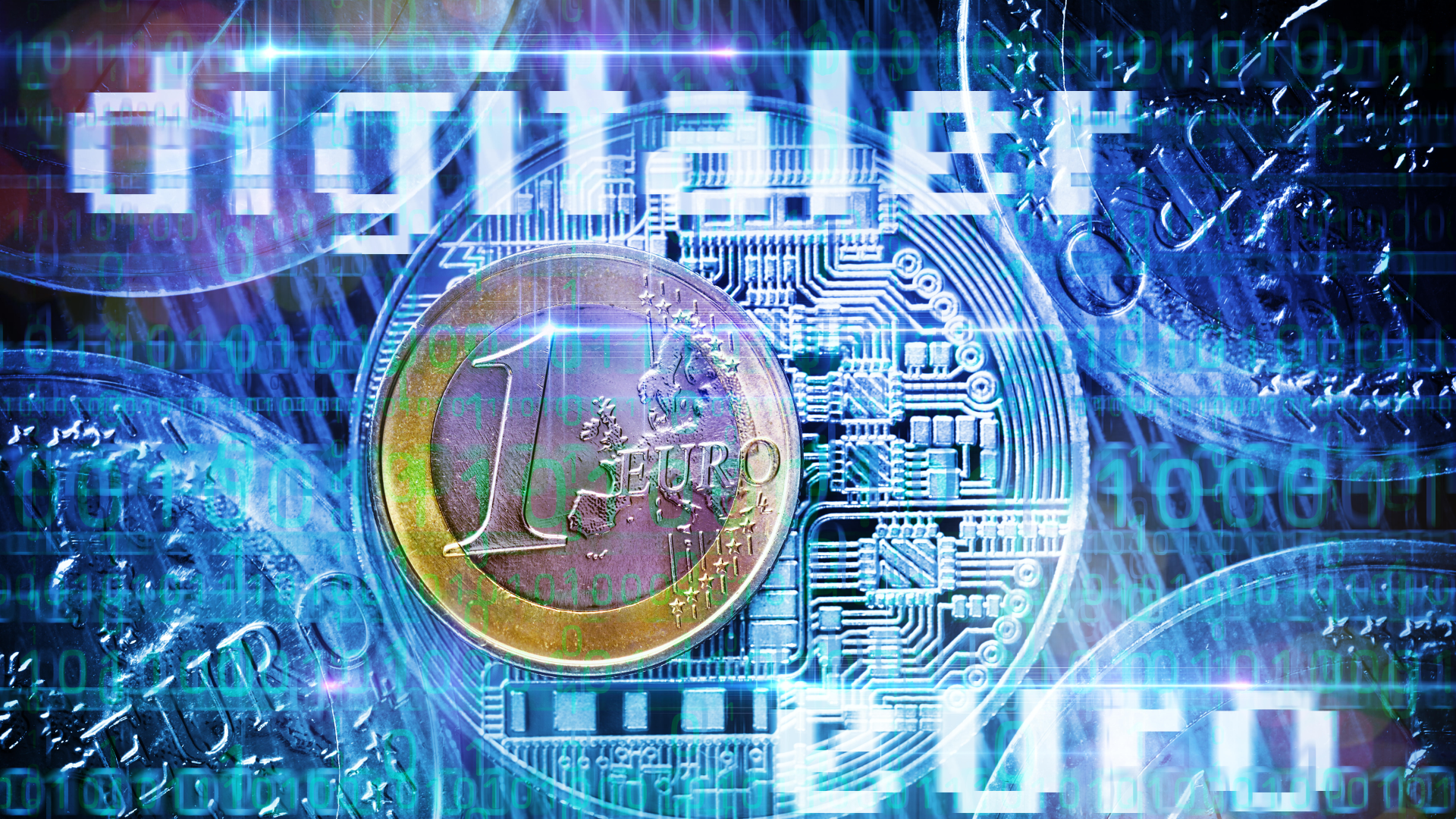 Digitaler Euro (Fotomontage) | Foto: picture alliance / Bildagentur-online/Ohde | Bildagentur-online/Ohde
