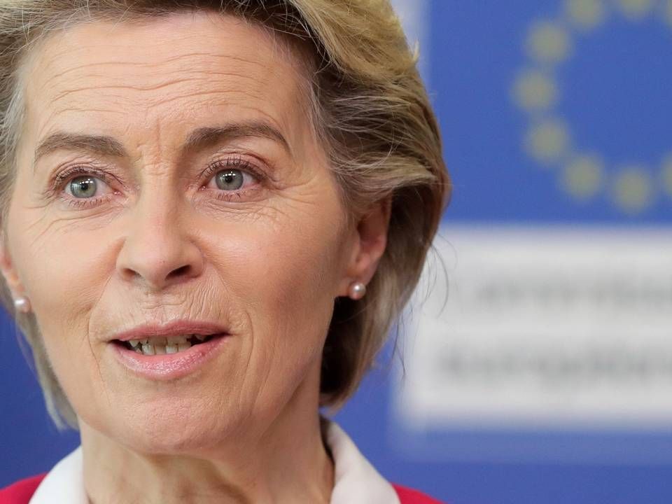 Ursula von der Leyen er på rundrejse til alle 27 EU-lande. | Foto: Stephanie Lecocq/AFP / POOL