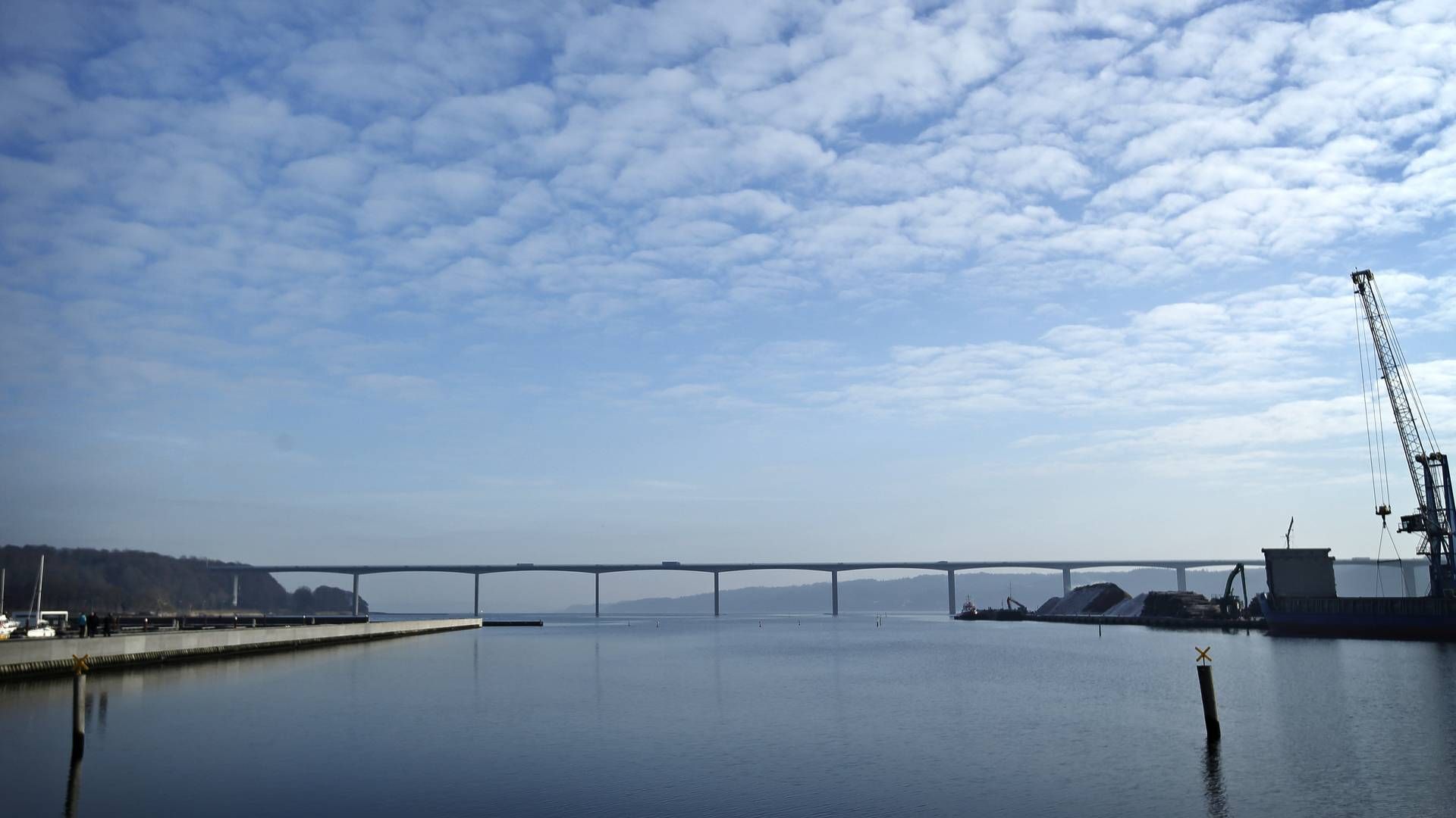 Hvis man skal besøge advokatfirmaet Trolle, kan man blandt andet tage Vejlefjordbroen ind til Vejle, hvor en af Trolles fire afdelinger ligger. | Foto: Jens Dresling