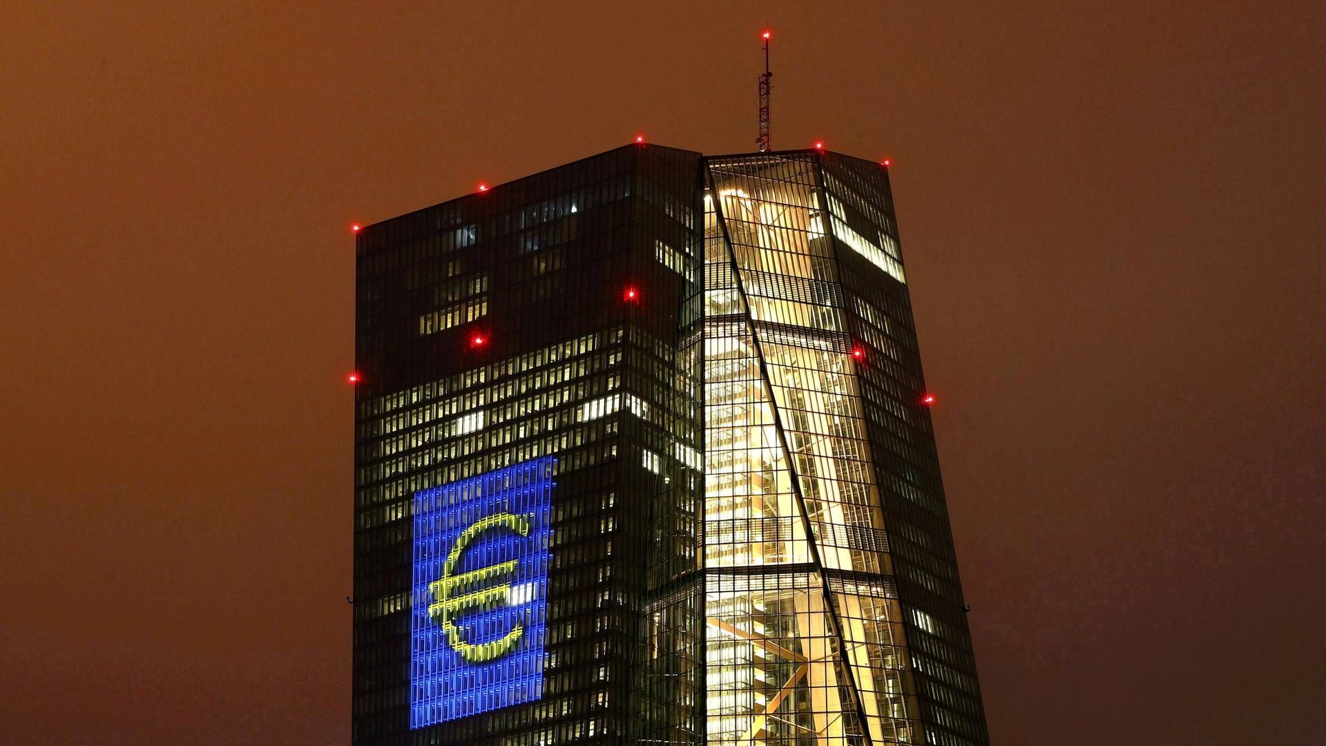 ECB har hovedkvarter i Frankfurt. | Foto: KAI PFAFFENBACH/REUTERS / X00446