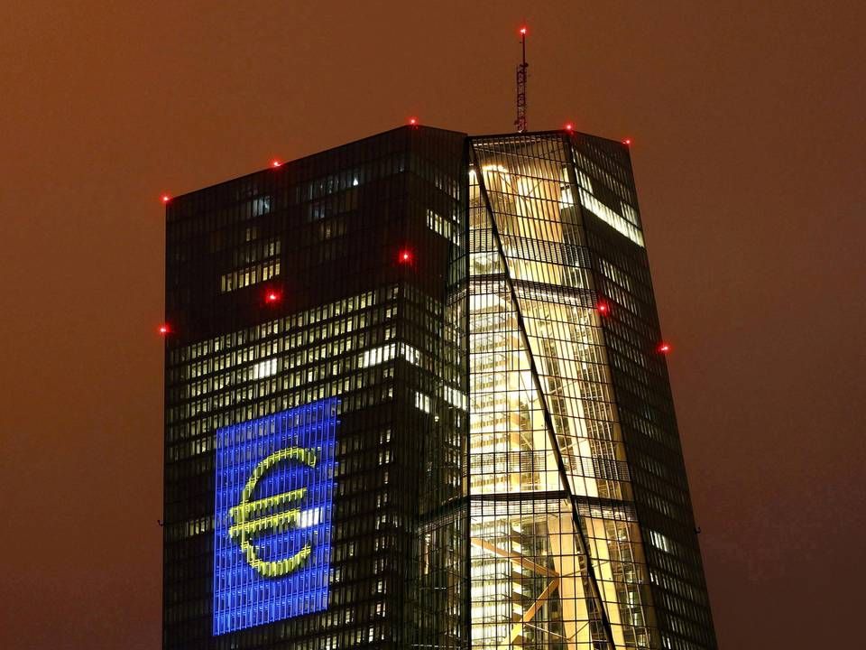 ECB har hovedkvarter i Frankfurt. | Foto: KAI PFAFFENBACH/REUTERS / X00446