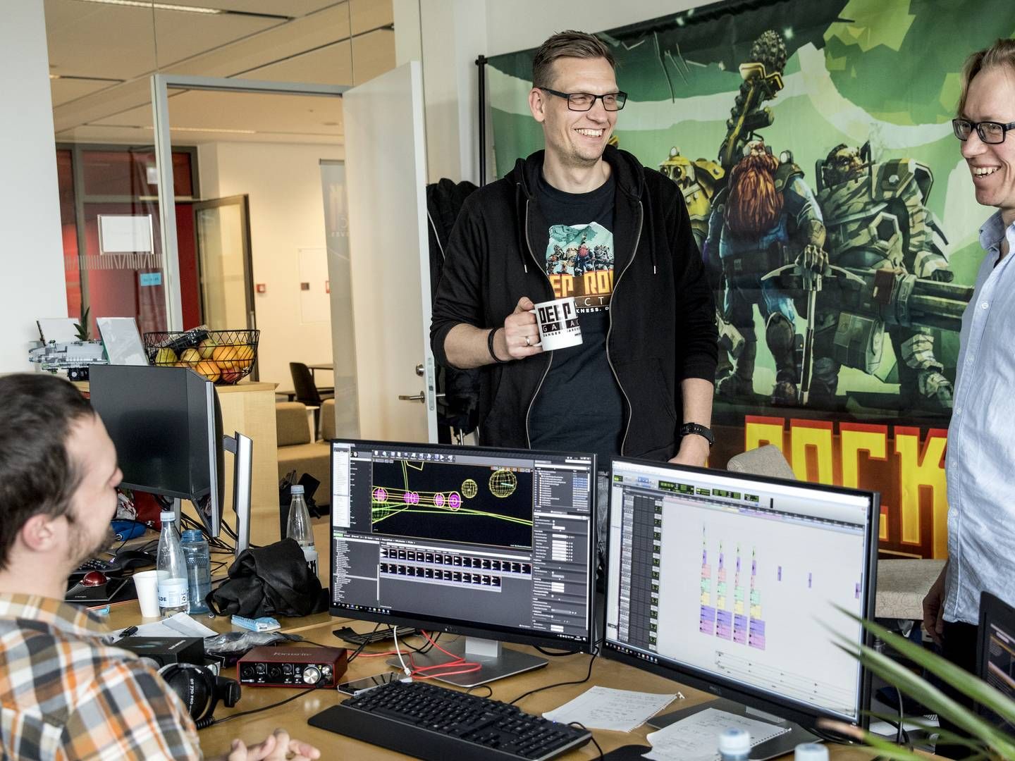 Ligesom mange andre danske spilfirmaer blev Ghost Ship Games født gennem en investering fra det nu lukkede Capnova. Der er stadig ikke kommet et godt alternativ, tre år efter lukningen, lyder vurderingen fra direktør Søren Lundgaard (th.). | Foto: Stine Bidstrup / Ritzau Scanpix