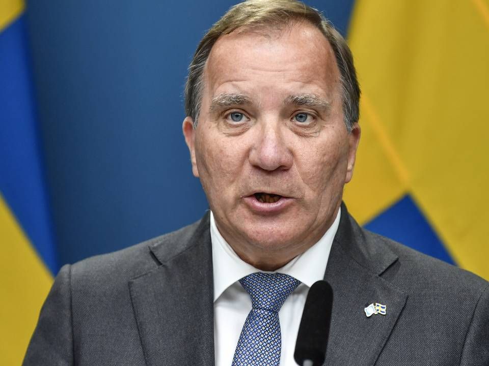 Svergies socialdemokratiske statsminister, Stefan Löfven. | Foto: 10040 ANDERS WIKLUND/TT/TT NYHETSBYRÅN / TT NYHETSBYRÅN