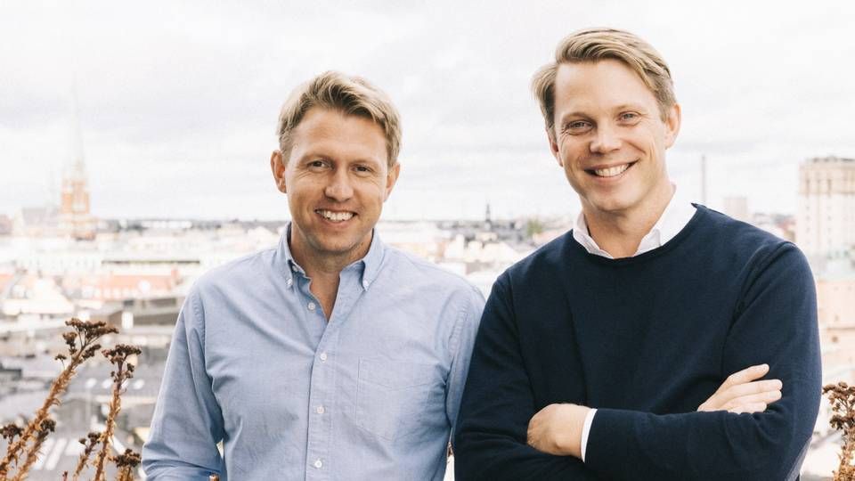Tink-gründerne Daniel Kjellén og Fredrik Hedberg har solgt selskapet til Visa for 18,3 milliarder kroner. | Foto: Tink
