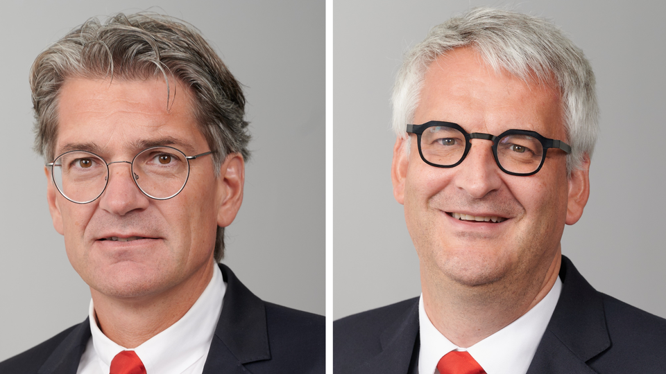 Vorstandschef Ingo Wiedemeier und der Generalbevollmächtigte Sven Matthiesen | Foto: Frankfurter Sparkasse