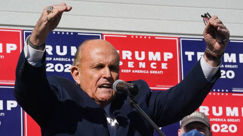 Rudy Giuliani må ikke længere arbejde som advokat i New York. | Foto: Bryan R. Smith/AFP / AFP