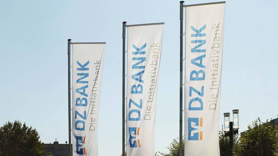 Fahnen der DZ Bank am Hauptsitz Frankfurt am Main | Foto: DZ Bank