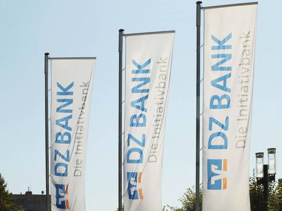 Fahnen der DZ Bank am Hauptsitz Frankfurt am Main | Foto: DZ Bank