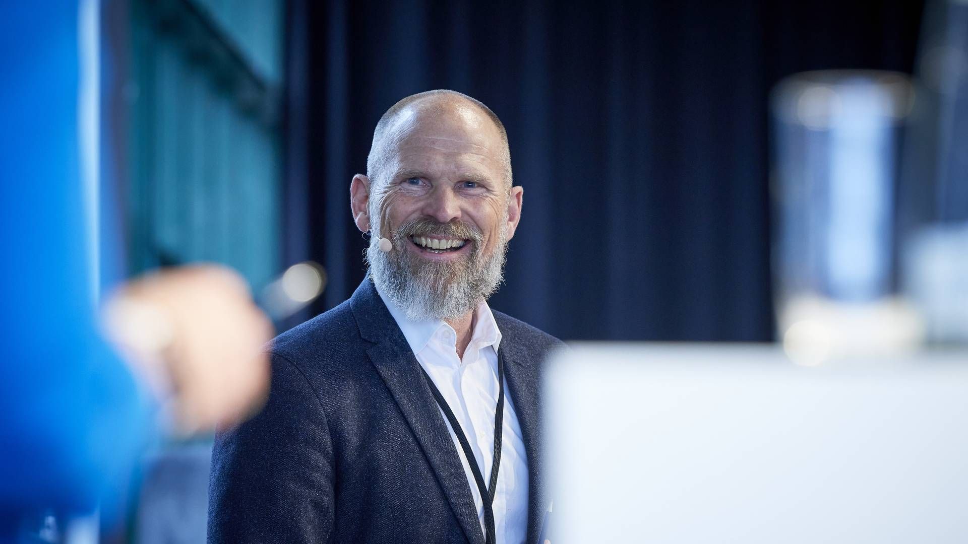Claus Stig Pedersen, Head of Global Sustainability i Novozymes. | Foto: PR-foto Danske Rederiers årsmøde 2021