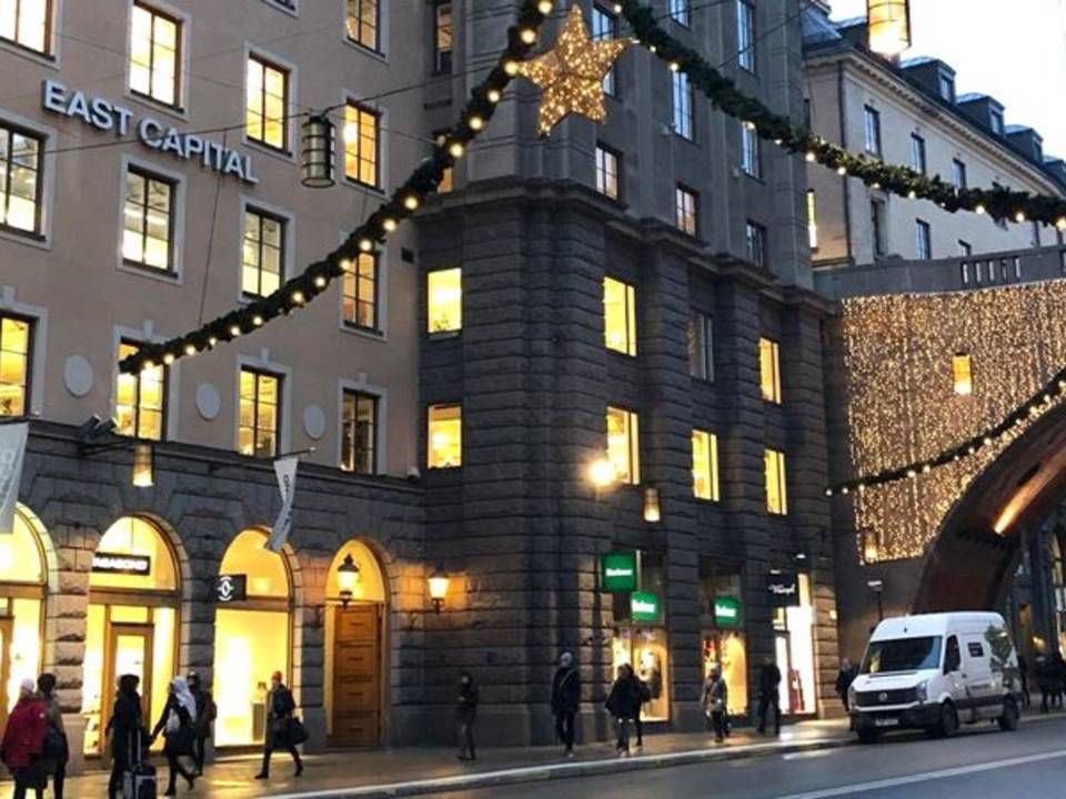 Outside East Capital's headquarter on Kungsgatan in central Stockholm | Photo: PR / East Capital