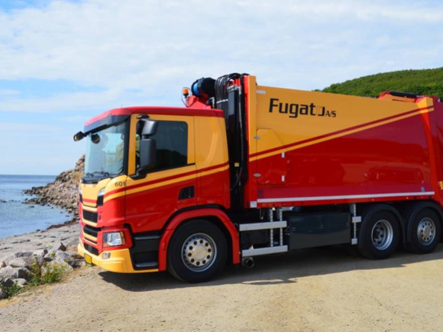 Fugato driver erhvervs- og dagrenovation på Bornholm og leverer derudover kloakservice, entreprenørarbejde, lastvognskørsel. | Foto: Fugato //PR