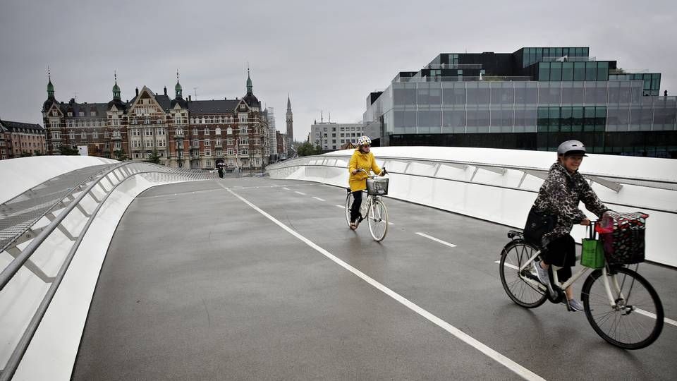 Cykelbroen "Lille Langebro" i København | Foto: Martin Lehmann/Politiken