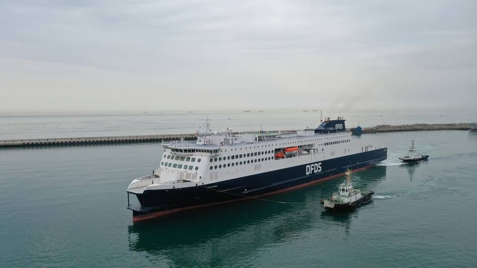 DFDS indsætter snart en større kombineret fragt- og passagerfærge, "Côte d'Opale", på Dover-Calais. Det sker fra midten af denne måned. | Foto: PR-foto: DFDS