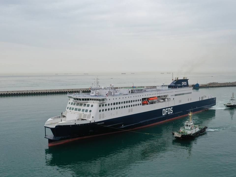 DFDS indsætter snart en større kombineret fragt- og passagerfærge, "Côte d'Opale", på Dover-Calais. Det sker fra midten af denne måned. | Foto: PR-foto: DFDS