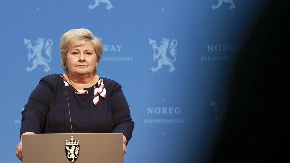 Erna Solberg (H). | Foto: Gisle Oddstad/NTB