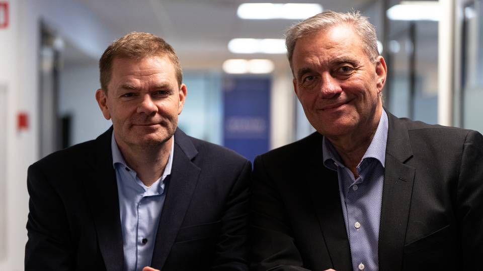 Frank Lyhne tv. og Peter Sandberg, stiftere af N2F. | Foto: Watch Medier/ Jan Bjarke