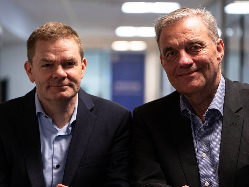 Frank Lyhne tv. og Peter Sandberg, stiftere af N2F. | Foto: Watch Medier/ Jan Bjarke