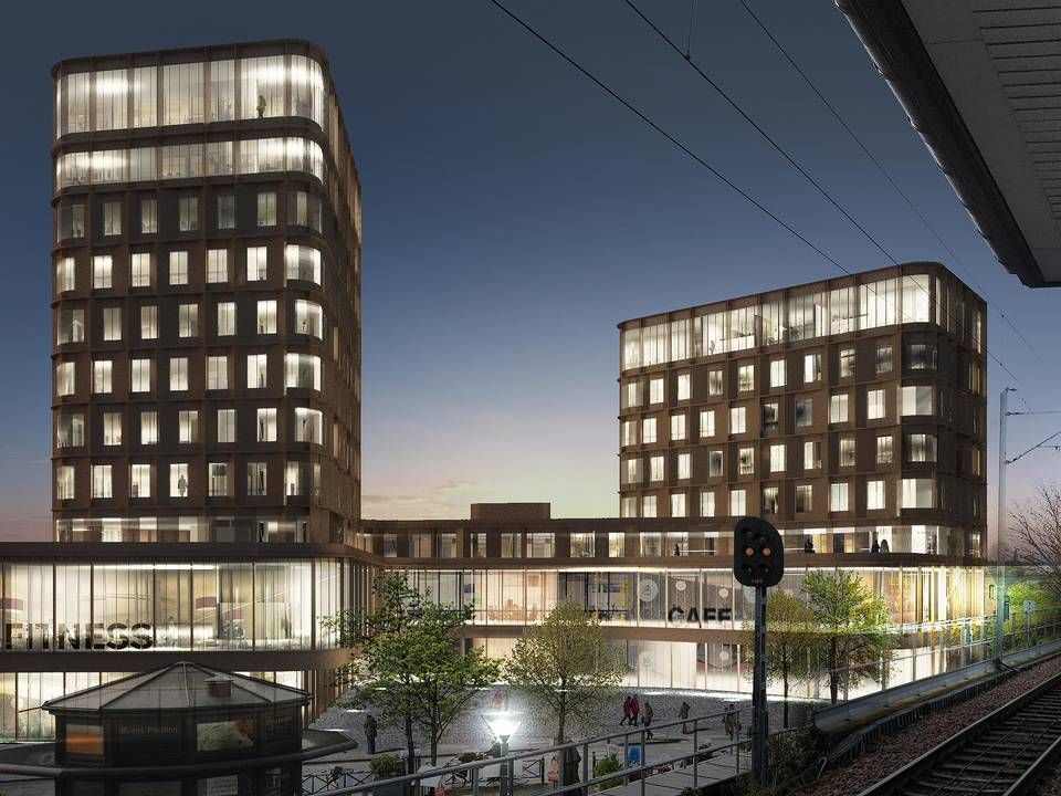 V360-projektet i Vanløse, der for nylig har fået plangrundlaget på plads hos Københavns Kommune, kommer måske på nye hænder, lyder det fra idemanden bag. | Foto: PR-visualisering