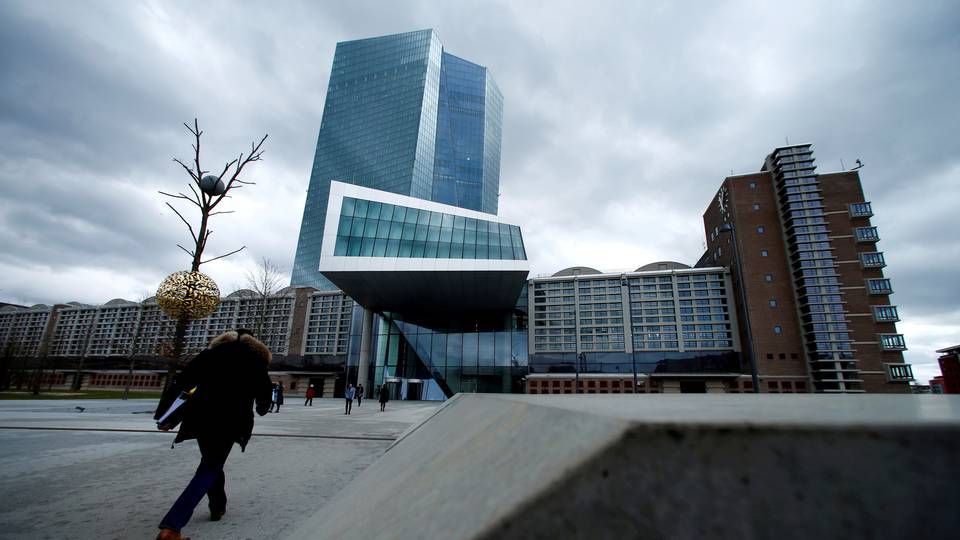 ECB-hovedkvarteret i Frankfurt. | Foto: RALPH ORLOWSKI/REUTERS / X00960