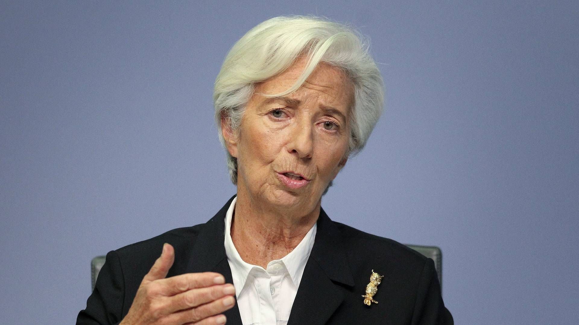 Christine Lagarde har præsenteret ECB's nye strategi. | Foto: DANIEL ROLAND/AFP / AFP