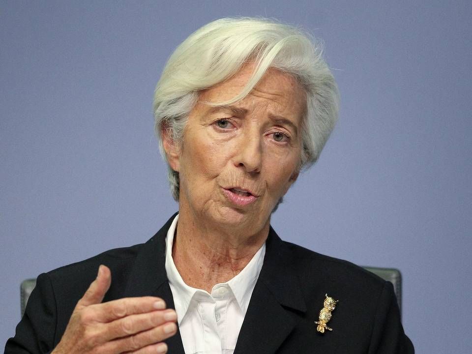 Christine Lagarde har præsenteret ECB's nye strategi. | Foto: DANIEL ROLAND/AFP / AFP