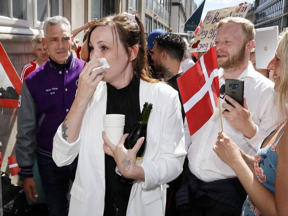 Østre Landsret afviste sidste måned udskældt coronaparagraf og nedsatte straffen til Nanna Skov Høpfner, der i byretten fik to års fængsel for sin rolle ved demonstration. Hun endte med at få 60 dages fængsel. | Foto: Jens Dresling