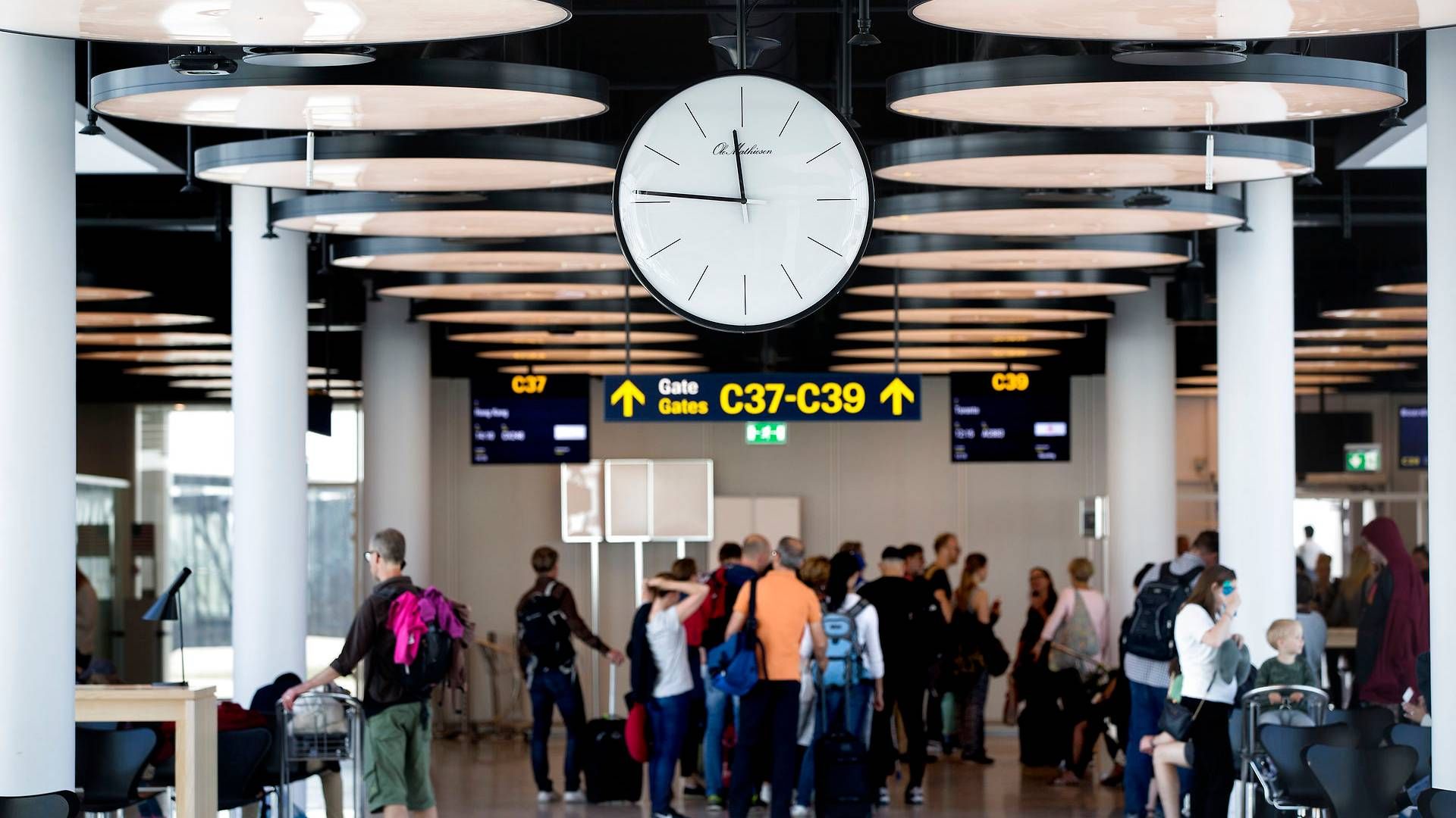 Der er igen ved at komme gang i Københavns Lufthavn. | Foto: Finn Frandsen/Ritzau Scanpix