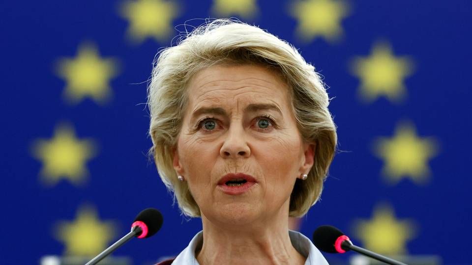 Formand for EU-kommissionen Ursula von der Leyen. | Foto: Reuters / Christian Hartmann