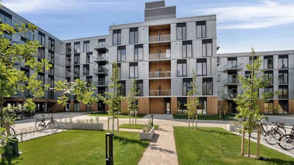 Catella-fond købte tidligere i år denne boligejendom i Aarhus. Nu følger 11 andre danske ejendomme efter. | Foto: PR