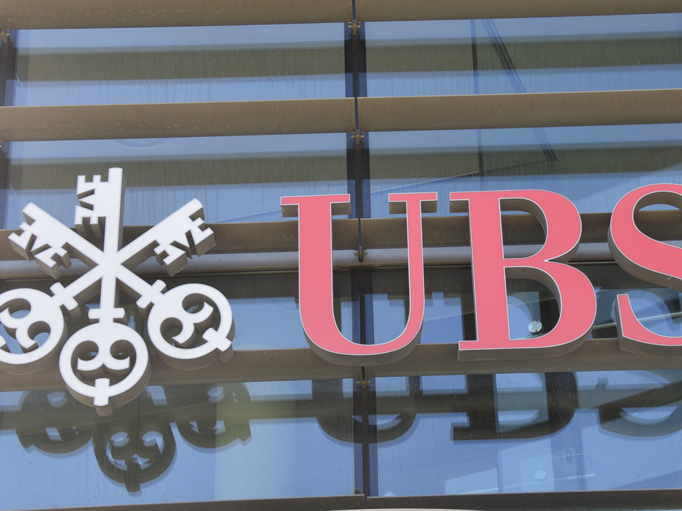 Schriftzug der UBS | Foto: picture alliance/dpa | Horst Galuschka